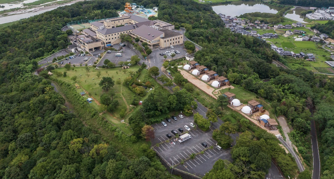 サントピア岡山総社のグランピングエリアがリニューアルオープン！自然とととのう体験を。
